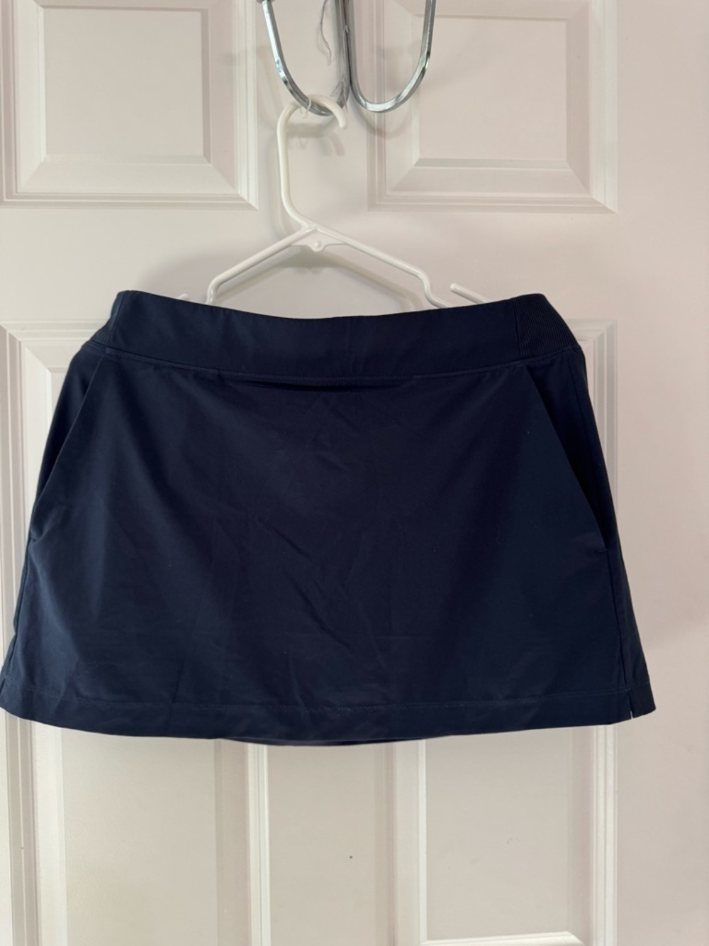 Athleta Navy Performance Skort with Built-In Shorts